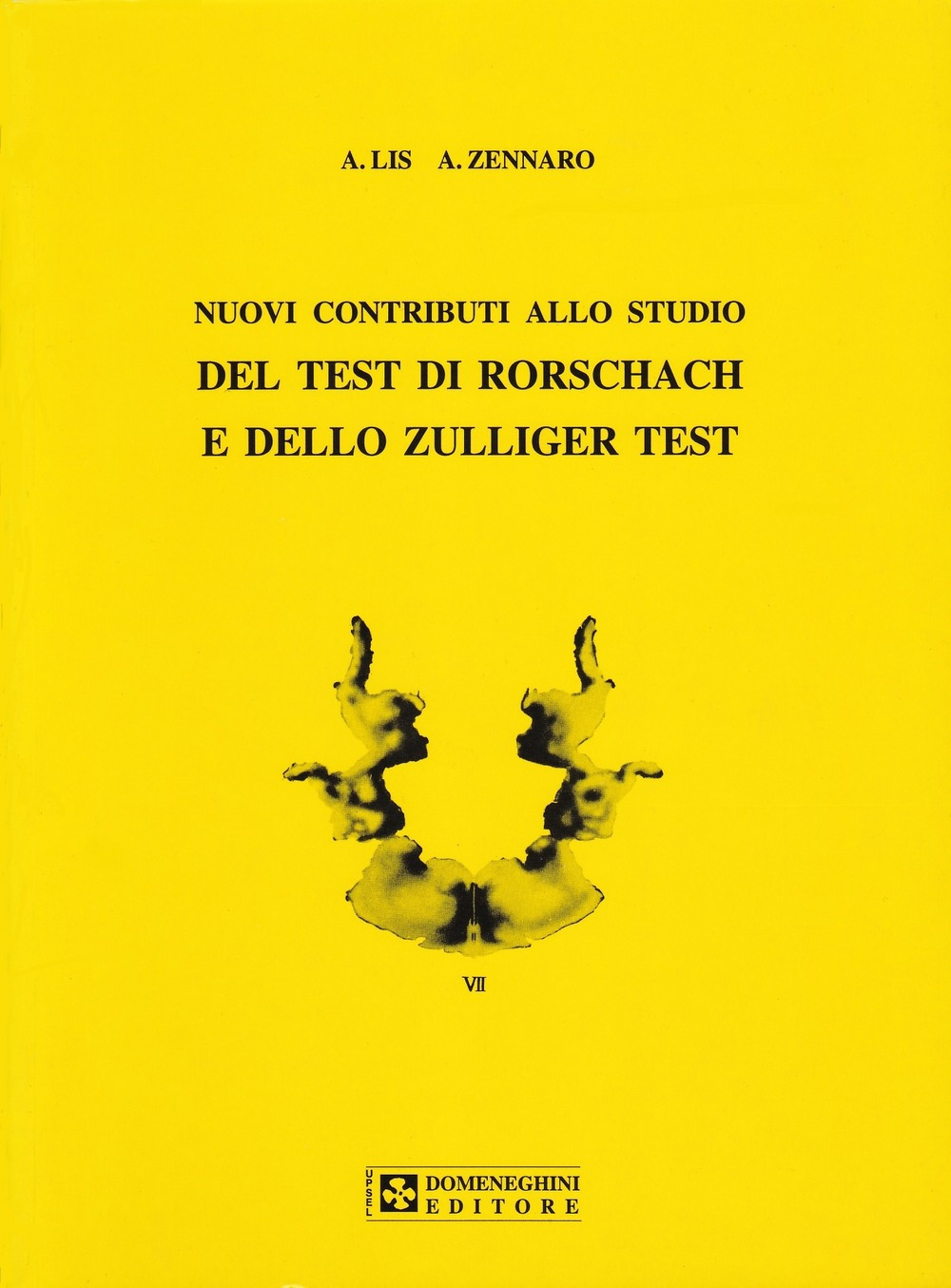 Nuovi contributi allo studio del test di Rorschach e dello Zulliger test