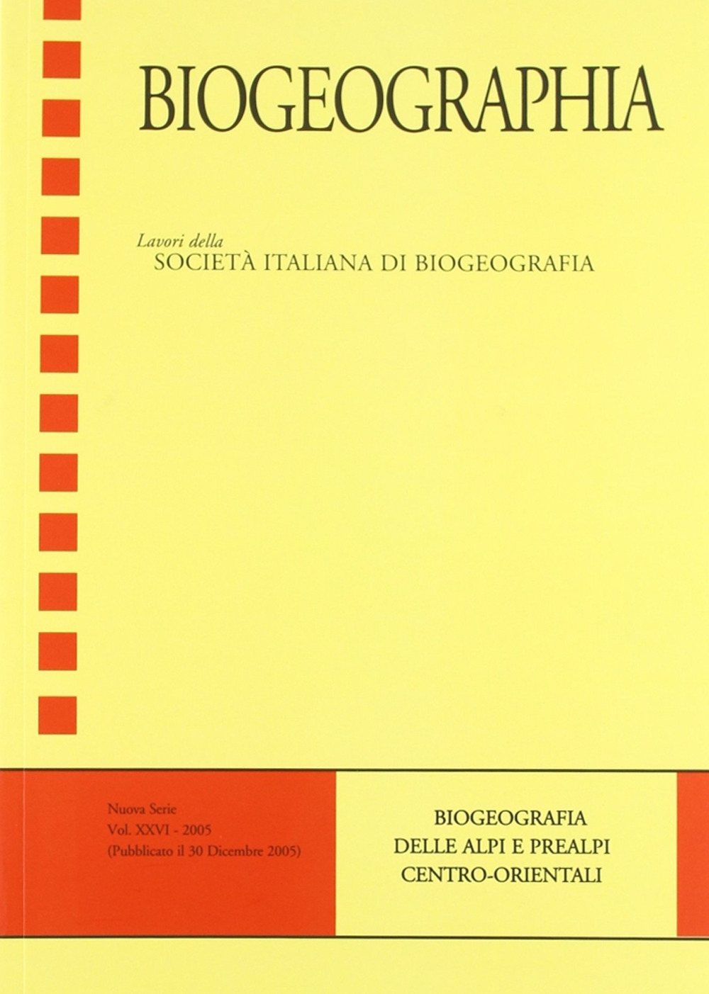 Biogeographia delle Alpi e delle Prealpi orientali