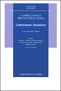 Consigli pratici per una tesi di laurea. Letterature straniere