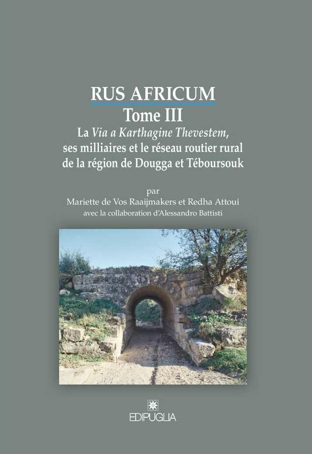 Rus africum. Vol. 3: La Via a Karthagine Thevestem, ses milliaires et le réseau routier rural de la région de Dougga et Téboursouk