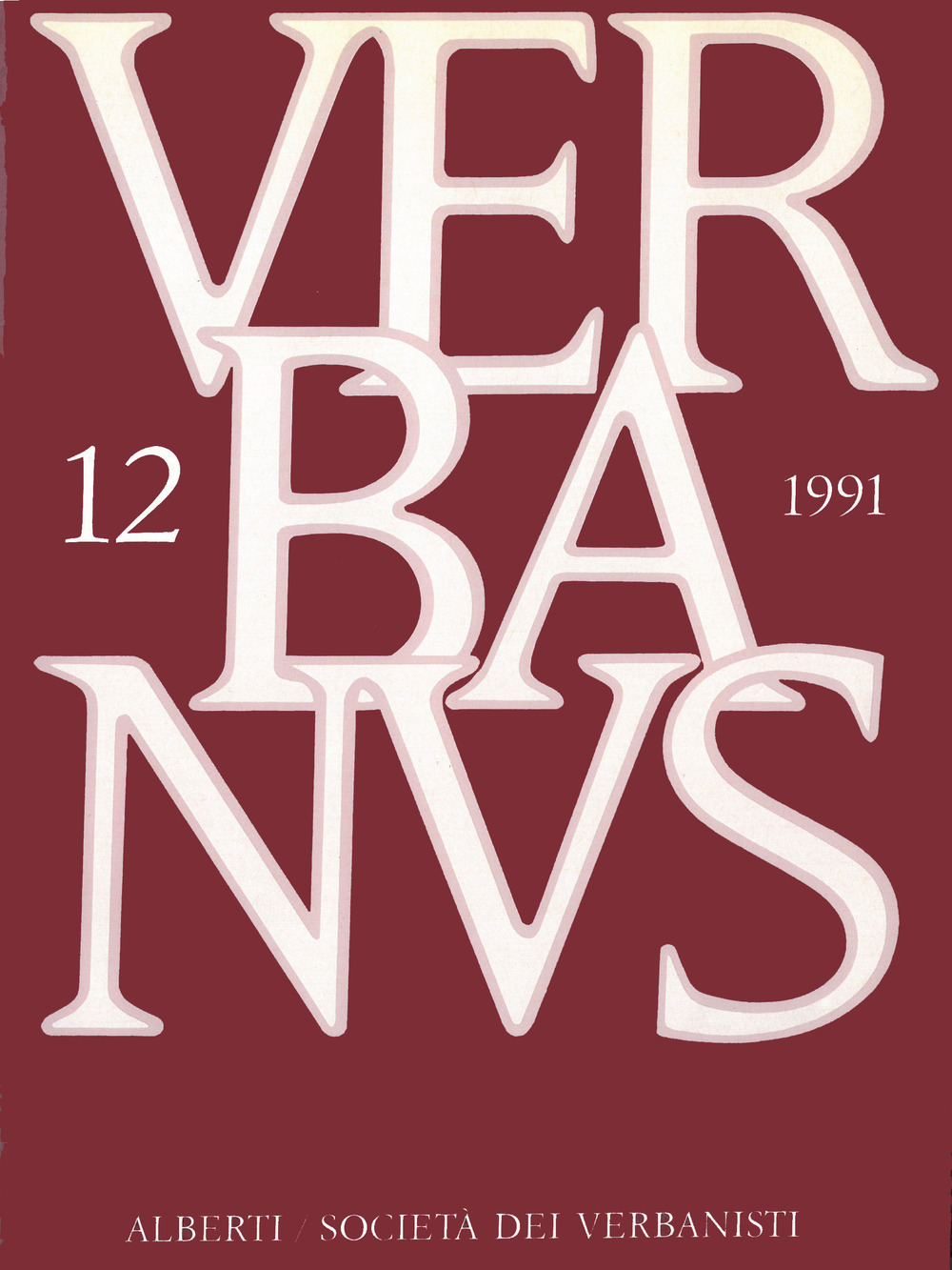 Verbanus. Rassegna per la cultura, l'arte, la storia del lago. Vol. 12