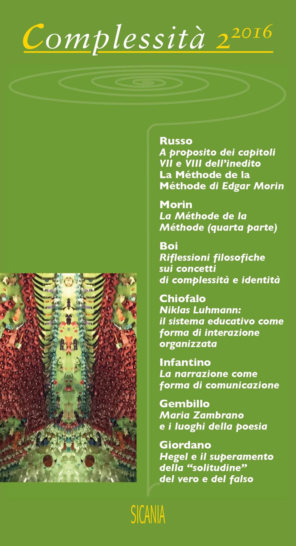 Complessità (2016). Vol. 2