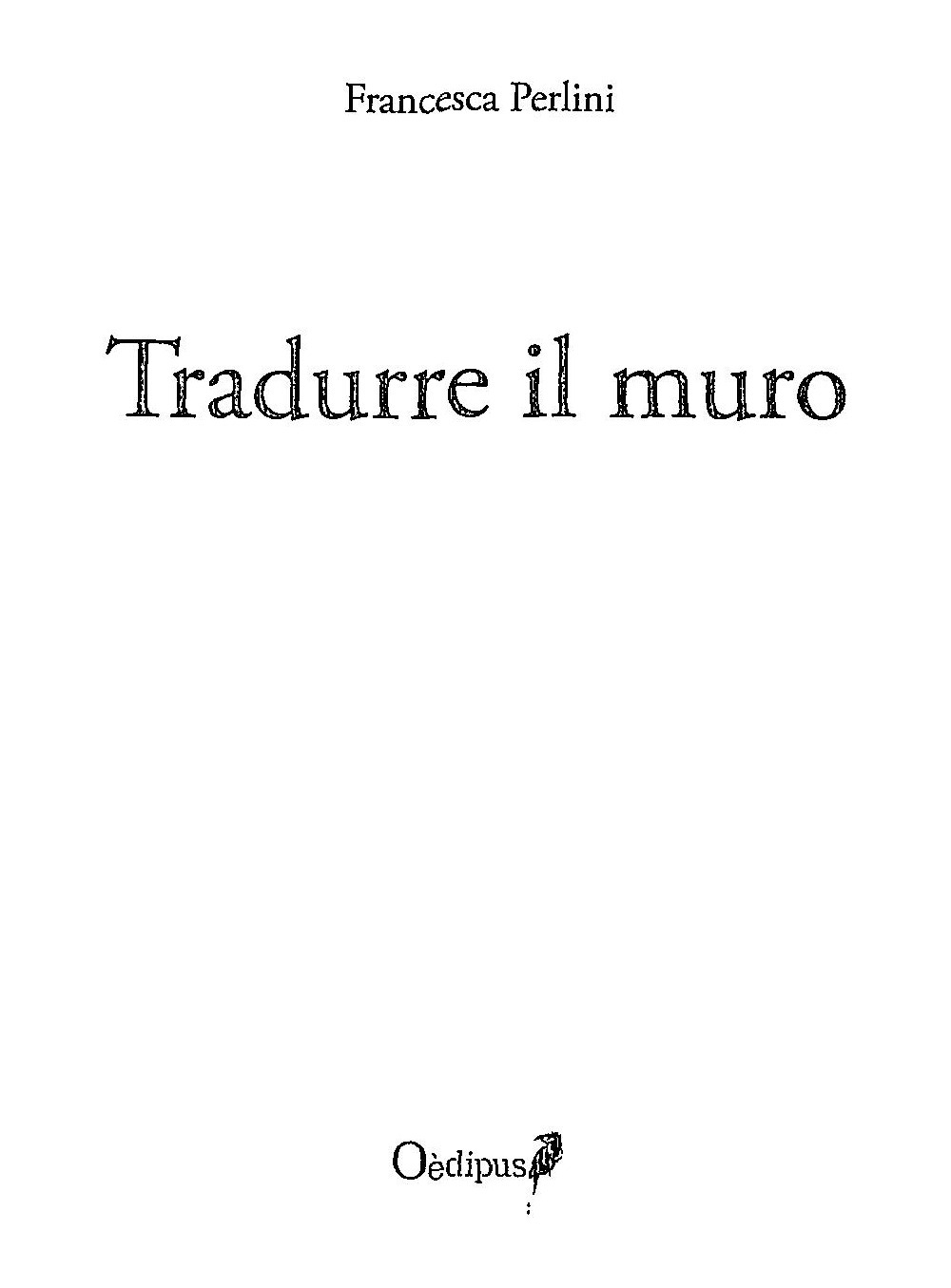 Tradurre il muro