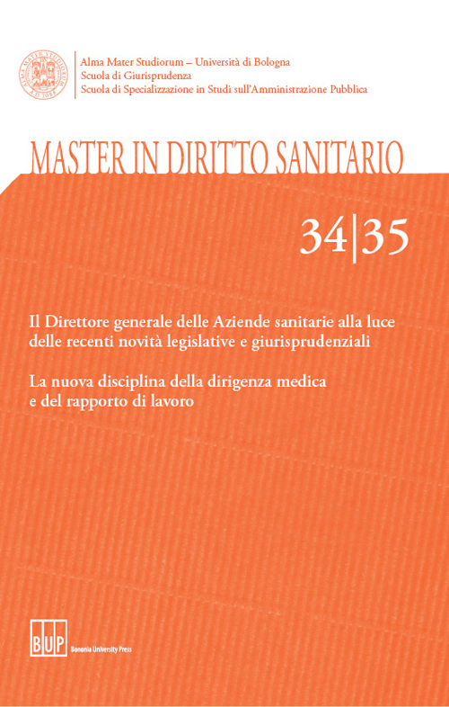 Master in diritto sanitario vol. 34-35