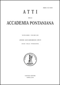 Atti della Accademia Pontaniana (2013). Vol. 42