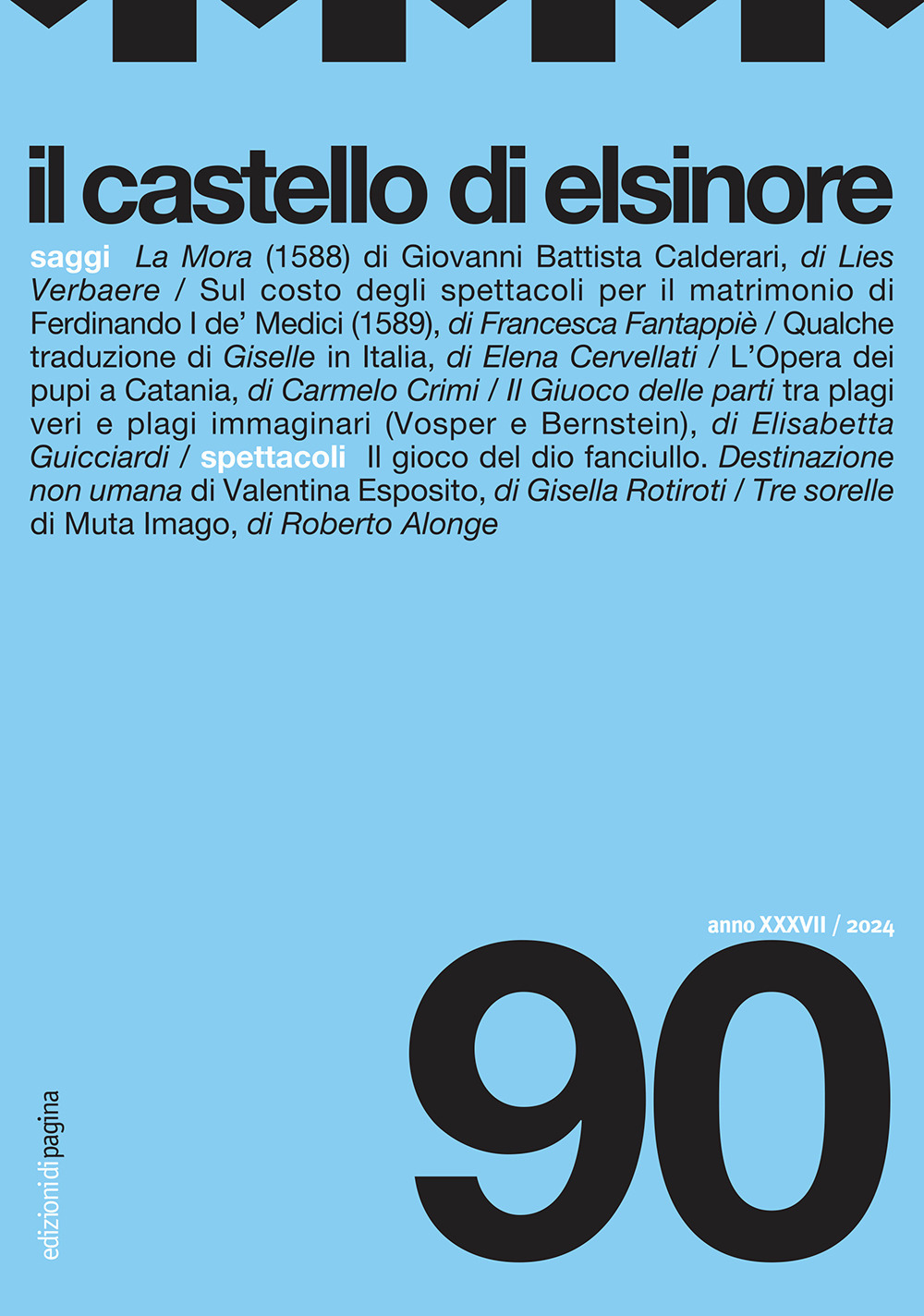 Il castello di Elsinore (2024). Vol. 90