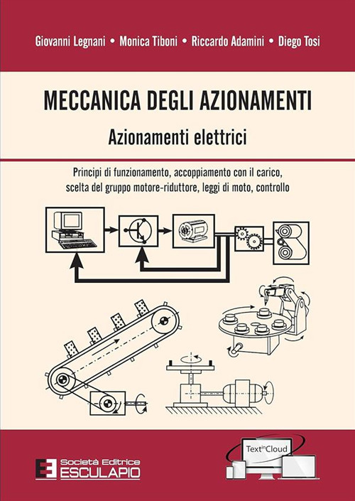 Meccanica degli azionamenti. Azionamenti elettrici. Principio di funzionamento, accoppiamento con il carico, scelta del gruppo motore-riduttore, leggi di moto, controllo