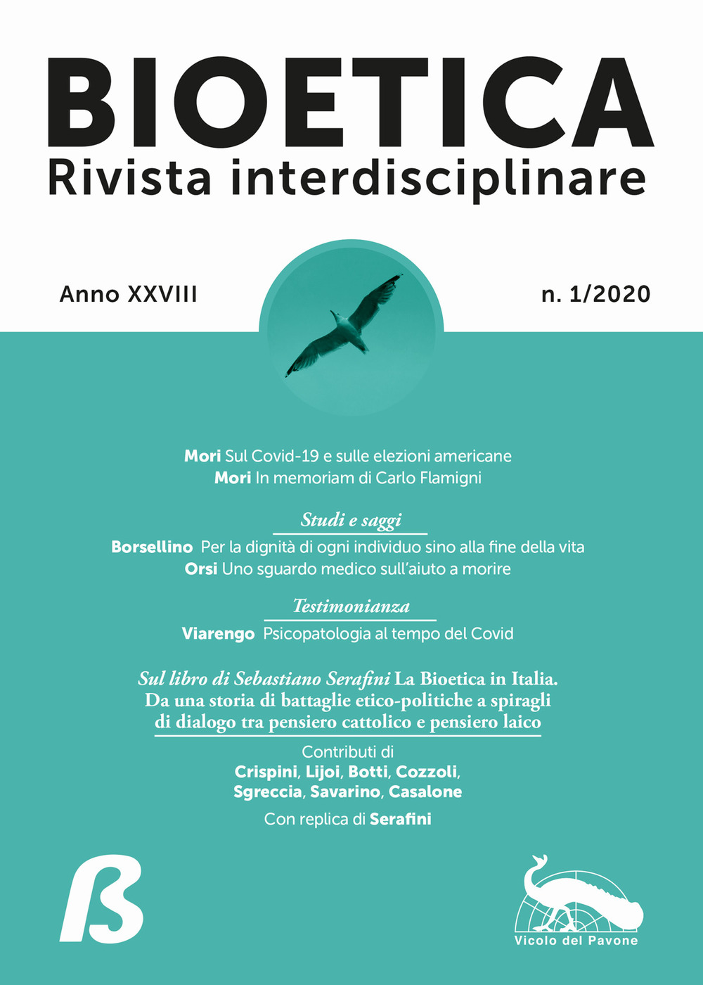 Bioetica. Rivista interdisciplinare (2020). Vol. 1