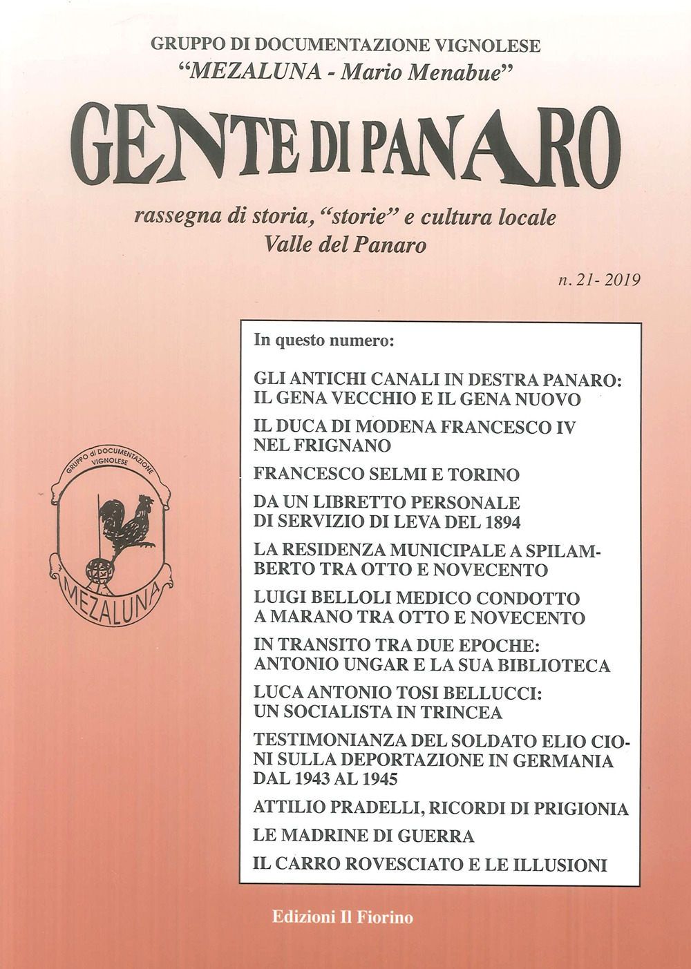 Gente di Panaro. Rassegna di storia, «storie» e cultura locale. Valle del Panaro. Vol. 21