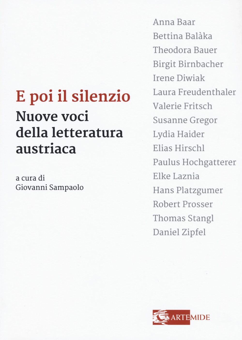 E poi il silenzio. Nuove voci della letteratura austriaca