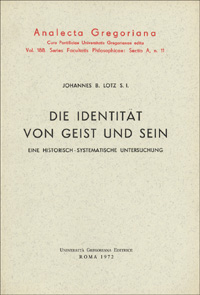 Die Identität von Geist und Sein