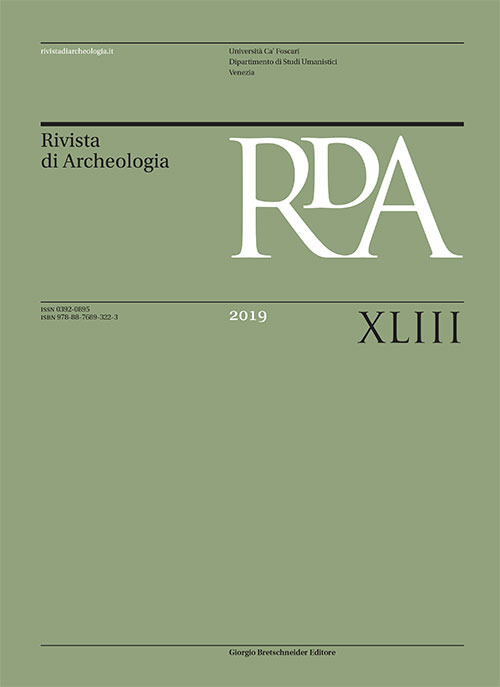 Rivista dell'Istituto nazionale di Archeologia e storia dell'arte (2019). Ediz. illustrata. Vol. 43