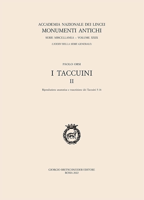 I taccuini. Vol. 2: Riproduzione anastatica e trascrizione dei Taccuini 5-16