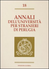 Annali dell'Università per stranieri di Perugia. Semestre Gennaio-Giugno 1993. Vol. 18