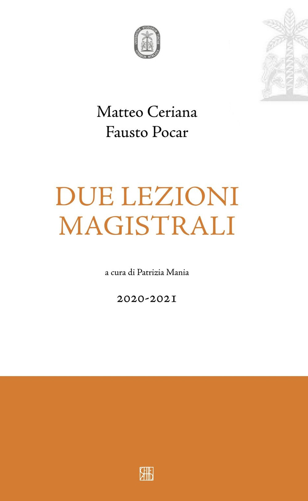 Due lezioni magistrali. 2020-2021