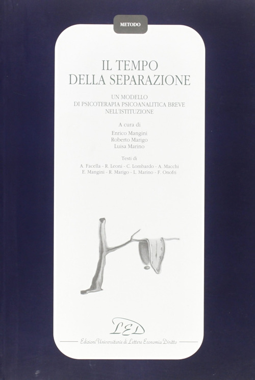 Il tempo della separazione. Un modello di psicoterapia psicoanalitica breve nell'istituzione