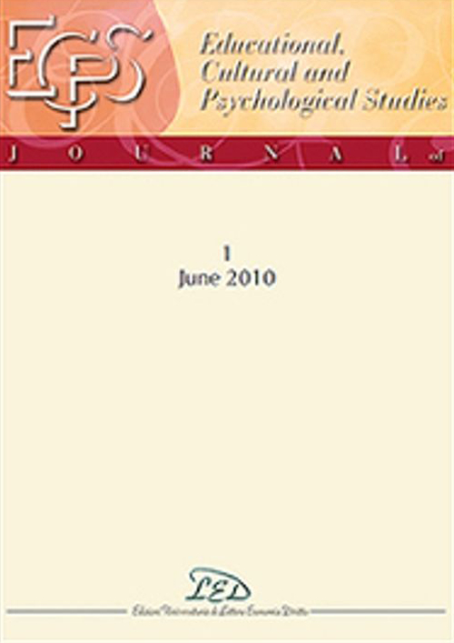 Journal of educational, cultural and psychological studies (ECPS Journal). Ediz. italiana e inglese (2010). Vol. 1