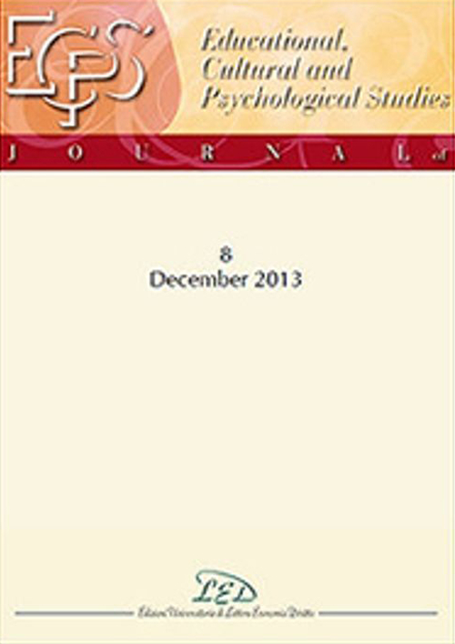 Journal of educational, cultural and psychological studies (ECPS Journal). Ediz. italiana, inglese e spagnola (2013). Vol. 8