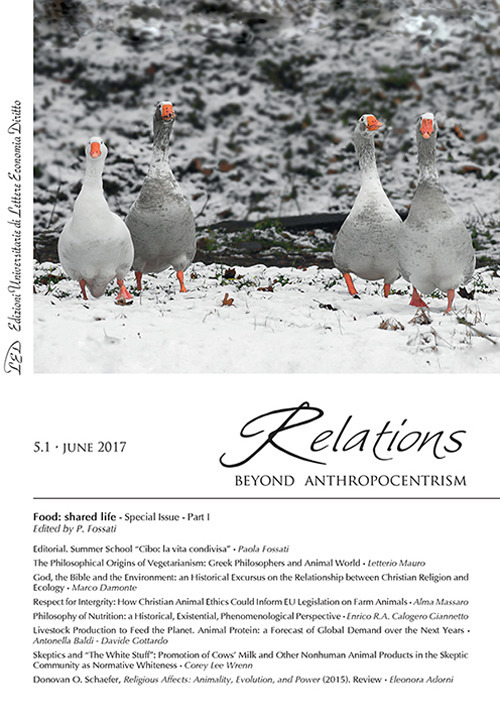 Relations. Beyond Anthropocentrism (2015). Vol. 5/1: Food: shared life