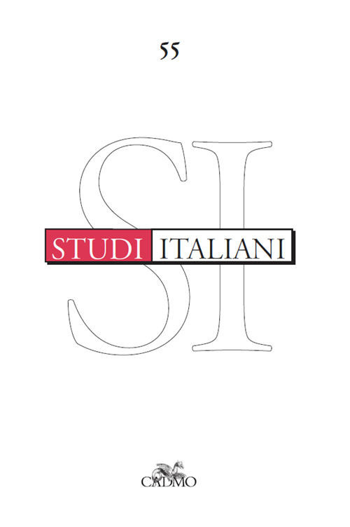 Studi italiani. Vol. 55