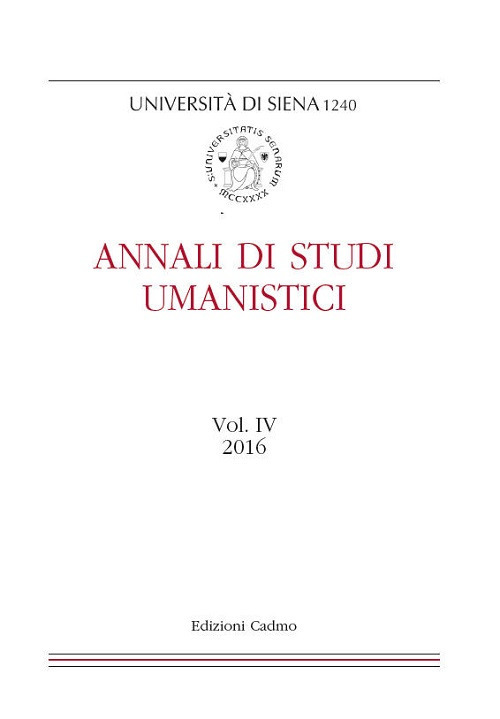 Annali di studi umanistici (2016). Vol. 4