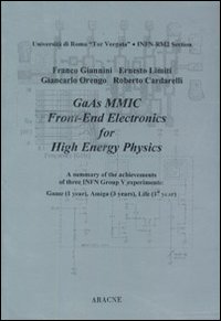 GaAs MMIC front-end electronics for high energy physics
