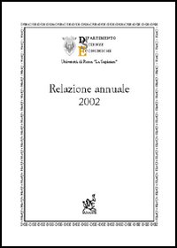 Relazione annuale 2002