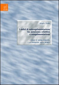 I codici di autoregolamentazione tra autonomia collettiva e coregolamentazione. I codici di buona condotta e la normativa sulla privacy