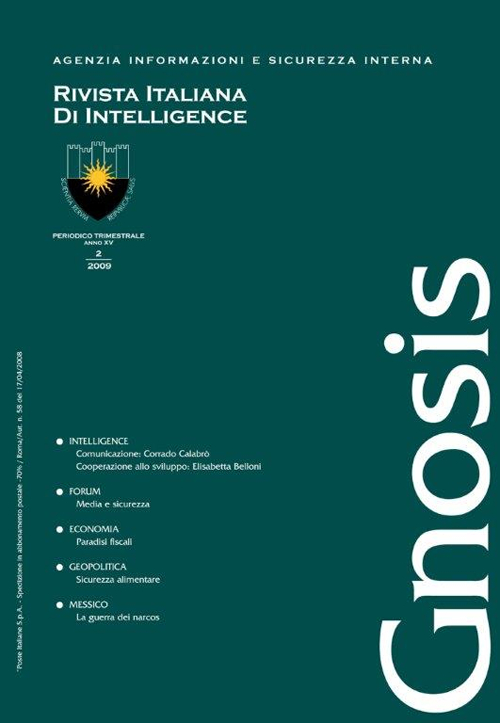 Gnosis. Rivista italiana di Intelligence (2009). Vol. 2