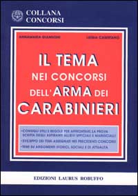Il tema nei concorsi dell'arma dei carabinieri