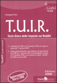 T.U.I.R. Testo unico delle imposte sui redditi