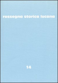 Rassegna storica lucana. Vol. 14