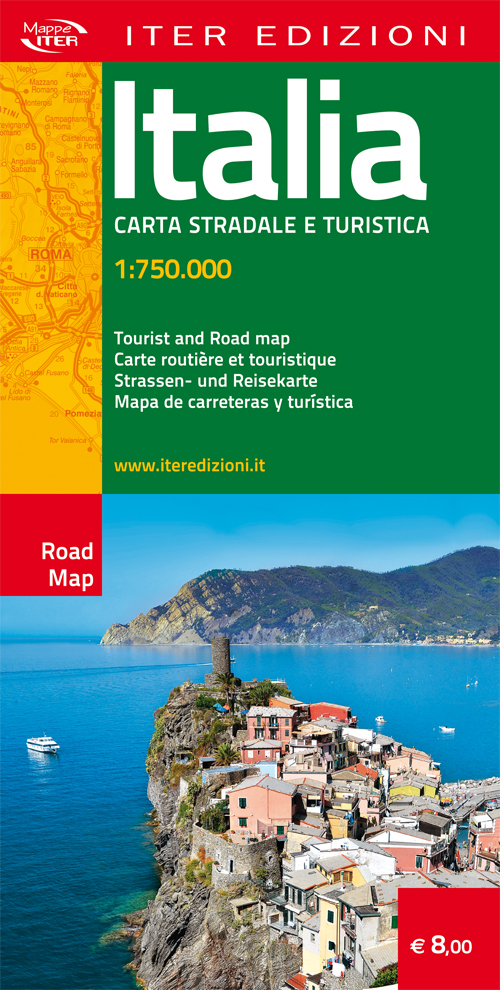 Italia. Carta stradale e turistica 1:750.000