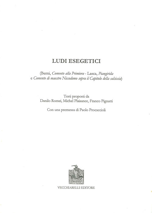 Ludi esegetici