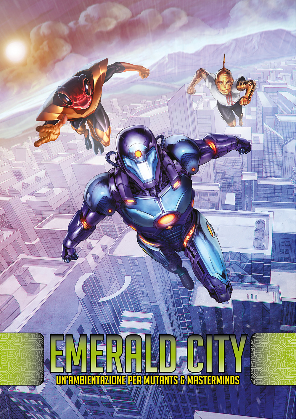 Emerald City. Ambientazione per Mutants & Masterminds. Con Poster