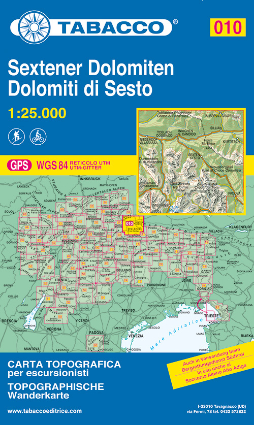 Dolomiti di Sesto 1:25.000