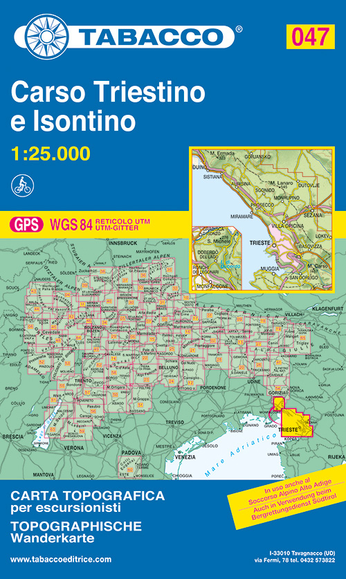 Carso triestino e isontino 1:25.000