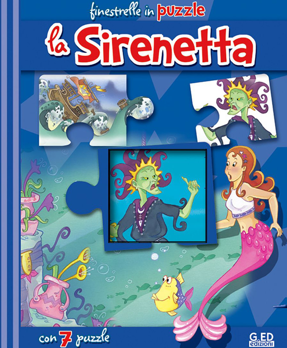 La Sirenetta. Libro puzzle