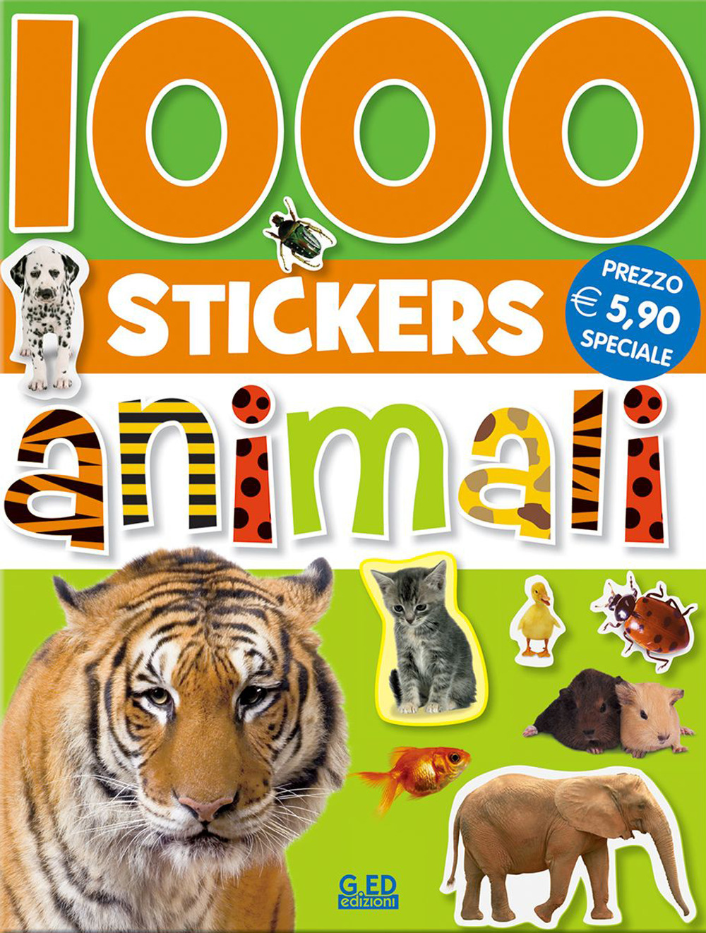 Mille stickers. Animali. Ediz. illustrata