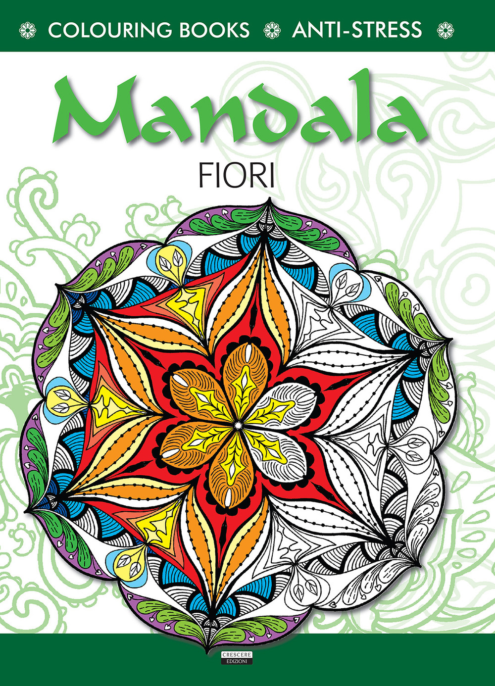 Mandala di fiori. Antistress