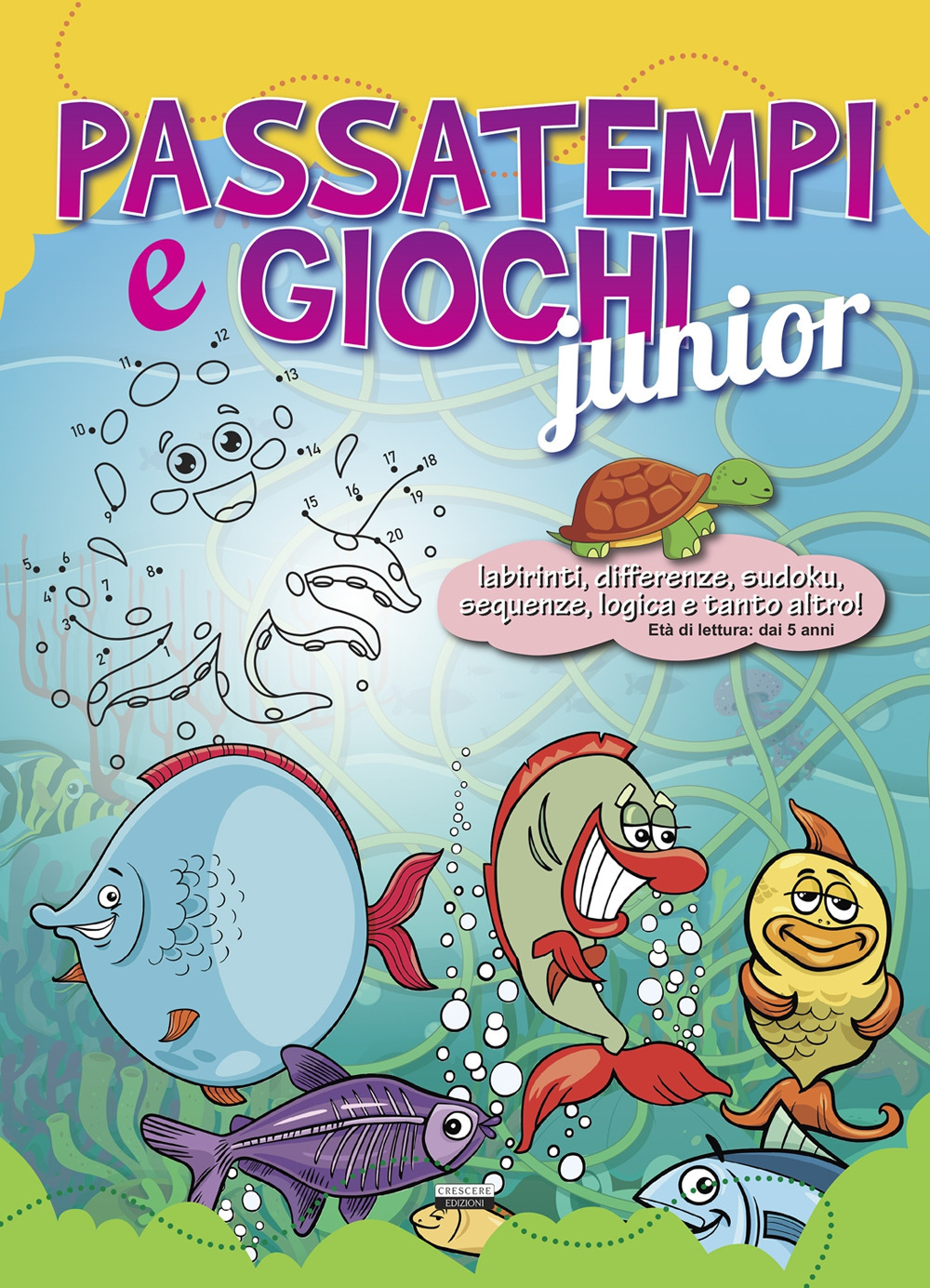 Passatempi e giochi junior. Azzurro. Ediz. illustrata