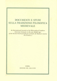 Documenti e studi sulla tradizione filosofica medievale (2018). Vol. 29