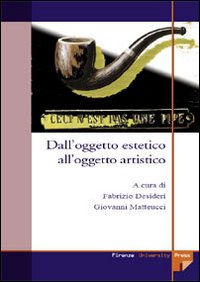 Dall'oggetto estetico all'oggetto artistico