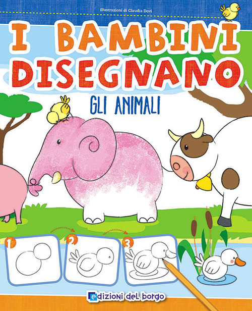 I bambini disegnano gli animali. Imparo a disegnare