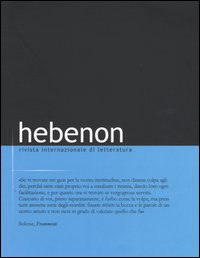 Hebenon. Rivista internazionale di letteratura (2004). Vol. 2