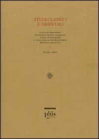 Studi classici e orientali (2002). Vol. 48