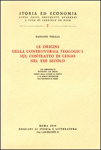 Le origini della controversia teologica sul contratto di censo nel XIII secolo