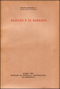 Gracián y el barocco