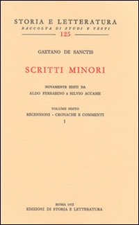 Scritti minori. Vol. 6: Recensioni-Cronache e commenti