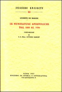 Le nunziature apostoliche dal 1800 al 1956